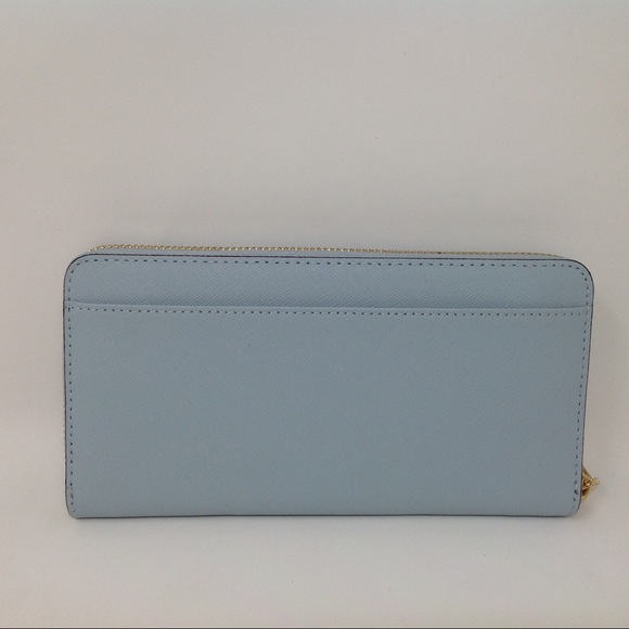 Kate Spade Elliott St Lacey shimmer blue wallet - Picture 5 of 8